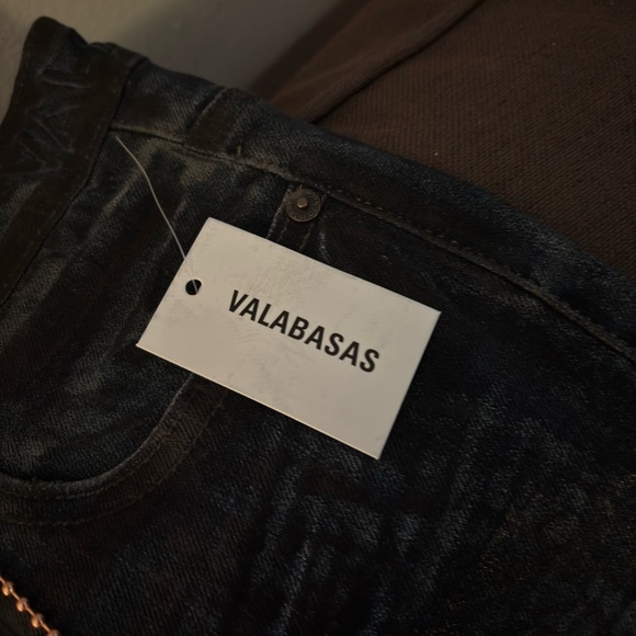 Valabasas Dirty Indigo Waxed Jeans – Size 32 – New With Tags - Picture 8 of 11